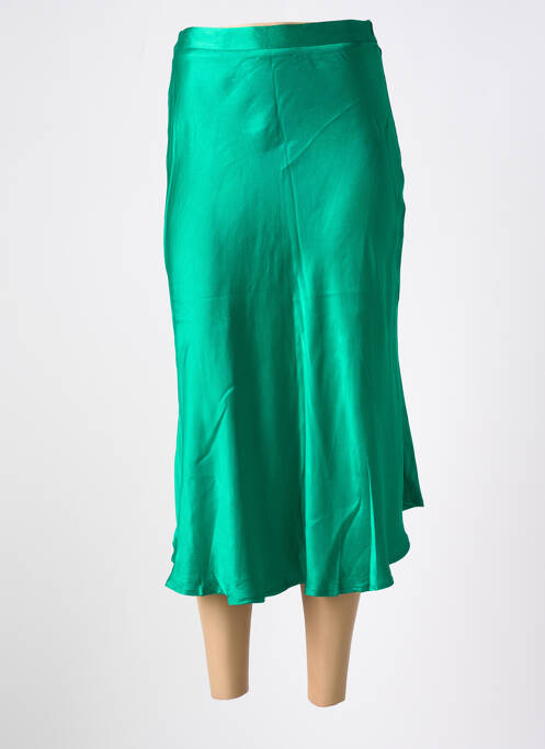 Jupe mi-longue vert LA PETITE ETOILE pour femme