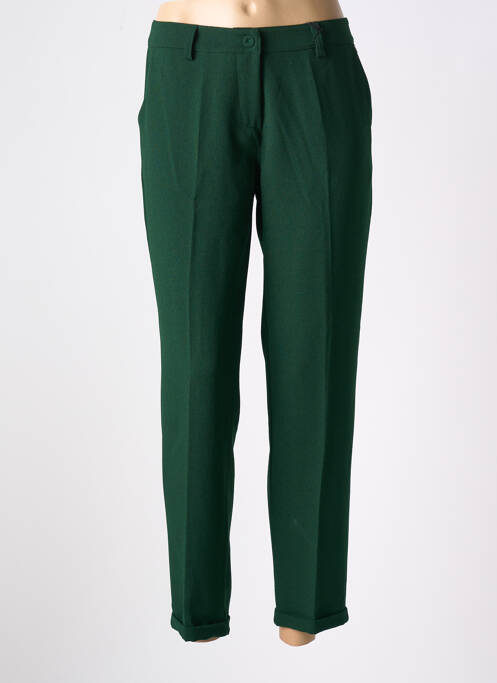 Pantalon 7/8 vert PAKO LITTO pour femme