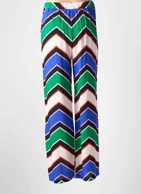 Pantalon droit bleu LA PETITE ETOILE pour femme