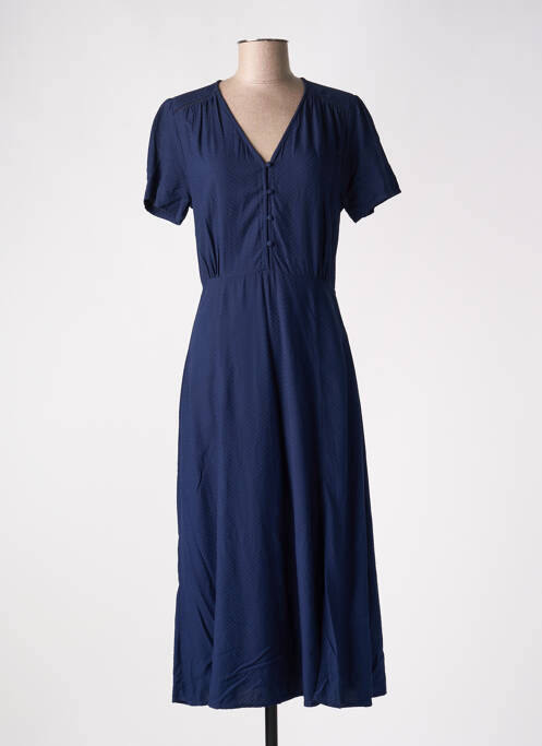 Robe longue bleu LA PETITE ETOILE pour femme