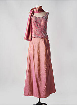 Ensemble jupe coupe cintrée rose MIRALINA femme