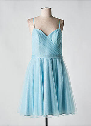 Robe mi-longue sans manche sans manche bleu CREATIF PARIS femme