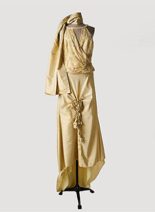 Ensemble jupe coupe cintrée jaune MIRALINA femme