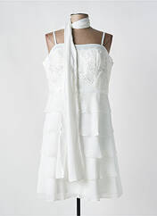 Robe courte blanc CREATIF PARIS pour femme seconde vue