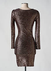 Robe courte marron MY LITTLE PRINCESS pour femme seconde vue