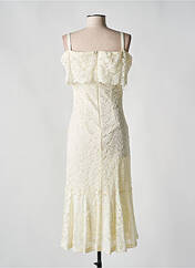 Robe mi-longue beige NINA LOO pour femme seconde vue