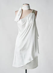 Robe mi-longue blanc FASHION NEW YORK pour femme seconde vue