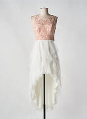Robe mi-longue blanc NINA LOO pour femme seconde vue