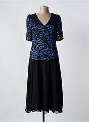 Robe mi-longue noir MY LITTLE PRINCESS pour femme seconde vue