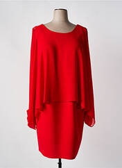Robe mi-longue rouge TESSY pour femme seconde vue