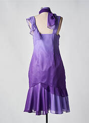 Robe mi-longue violet CREATIF PARIS pour femme seconde vue
