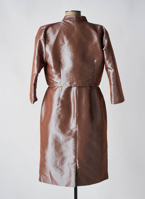 Ensemble robe marron CREATIF PARIS pour femme