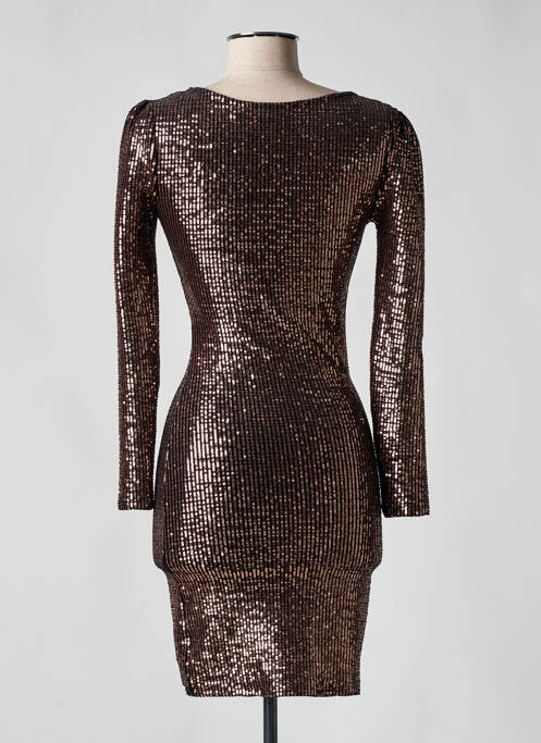 Robe courte marron MY LITTLE PRINCESS pour femme