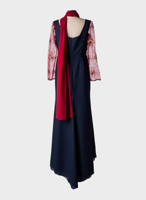 Robe longue bleu CEREMONIE pour femme