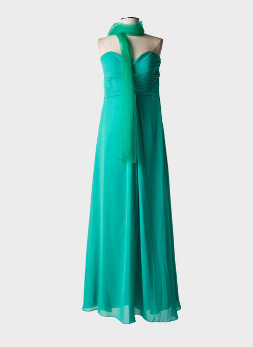 Robe longue vert FASHION NEW YORK pour femme