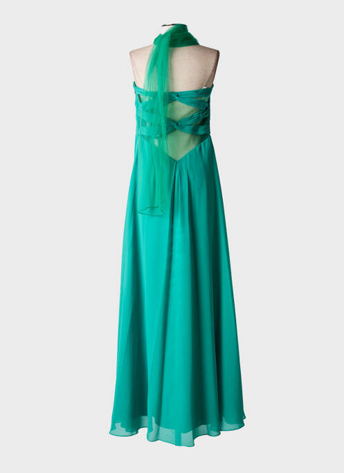 Robe longue vert FASHION NEW YORK pour femme