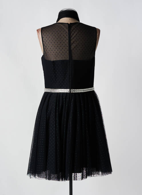 Robe mi-longue noir FASHION NEW YORK pour femme