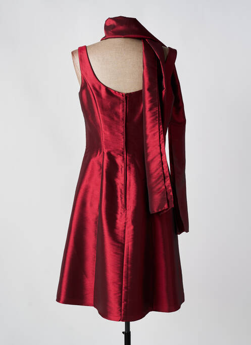 Robe mi-longue rouge FASHION NEW YORK pour femme