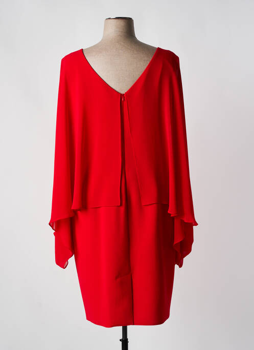 Robe mi-longue rouge TESSY pour femme