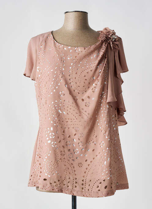 Top marron CREATIF PARIS pour femme