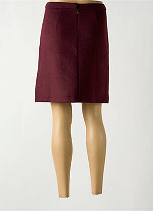 Jupe courte coupe droite violet ESPRIT femme