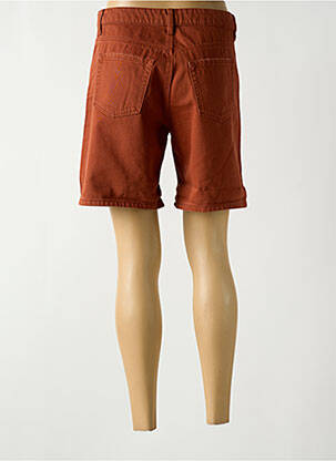 Short fermeture zippée sous rabat boutonné orange ESPRIT femme