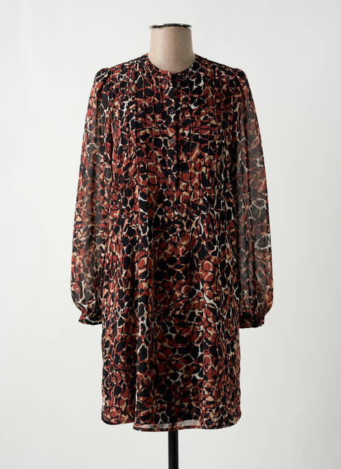 Robe courte marron ESPRIT pour femme