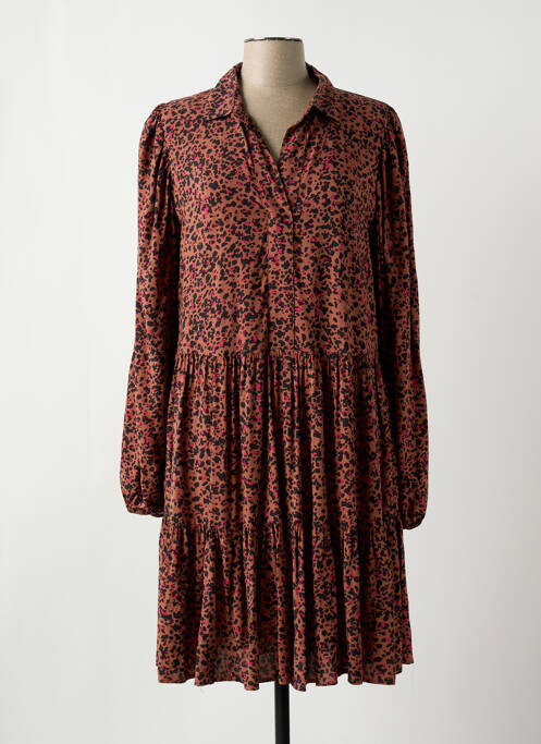 Robe mi-longue marron ESPRIT pour femme
