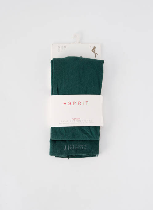 Collants vert ESPRIT pour femme