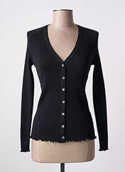 Gilet manches longues noir OSCALITO pour femme seconde vue
