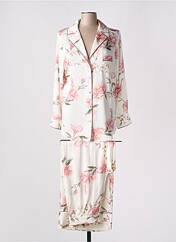 Pyjama rose MARJOLAINE pour femme seconde vue