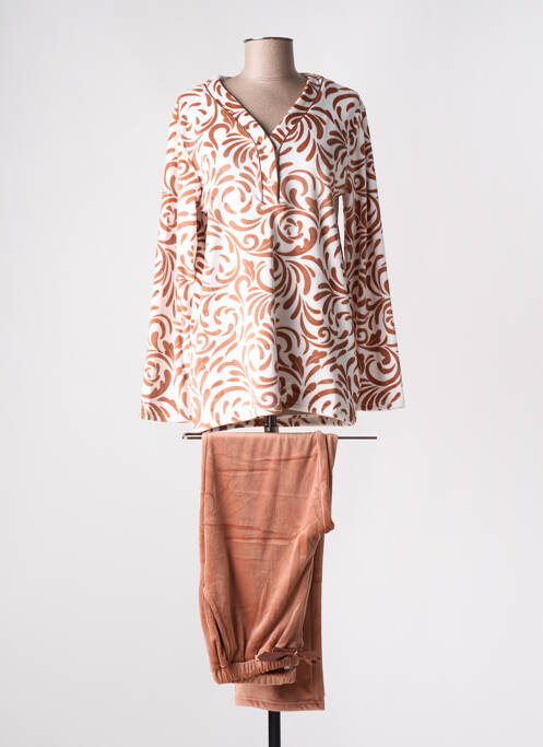 Pyjama marron CANAT pour femme