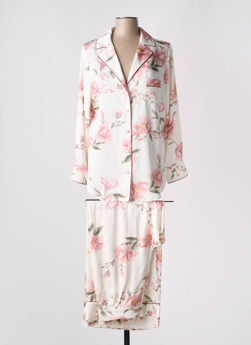 Pyjama rose MARJOLAINE pour femme