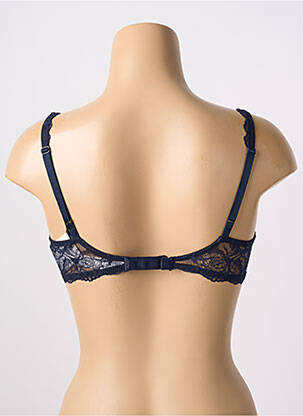 Soutien-gorge broderie haut soutien-gorge emboitant bleu MARIE JO femme