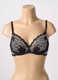Soutien-gorge broderie haut soutien-gorge emboitant noir WACOAL femme