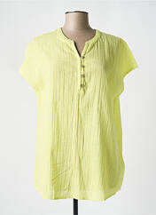 Top jaune CISO pour femme seconde vue