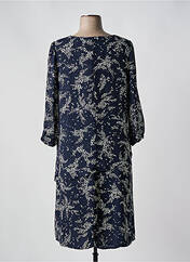 Robe mi-longue bleu SIGNATURE pour femme seconde vue