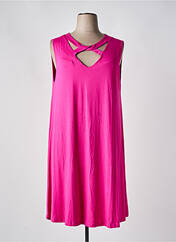 Robe mi-longue rose MALOKA pour femme seconde vue