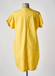Robe courte jaune CISO pour femme seconde vue