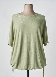 Top manches courtes manches courtes vert YESTA femme