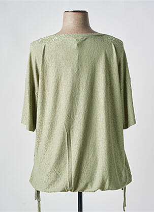 Top manches courtes manches courtes vert YESTA femme