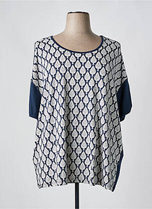 Top bleu YESTA pour femme