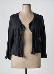 Gilet manches longues noir MALOKA pour femme seconde vue
