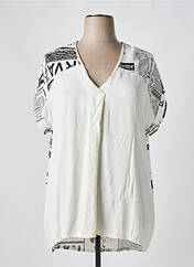 Tunique manches courtes blanc COULEURS DU SUD pour femme seconde vue