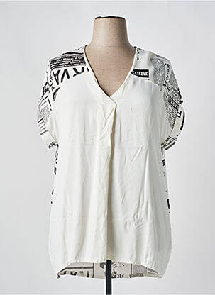 Tunique manches courtes blanc COULEURS DU SUD pour femme