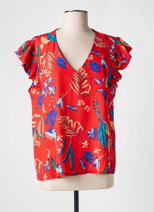 Top orange GRIFFON pour femme