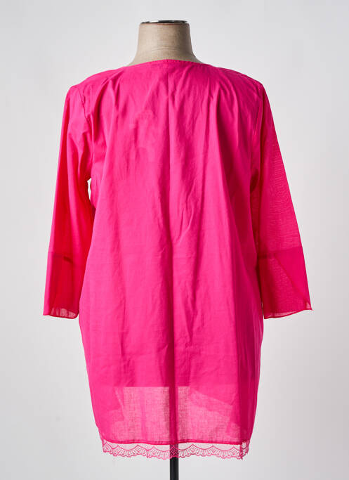 Tunique manches longues rose FRANCK ANNA femme