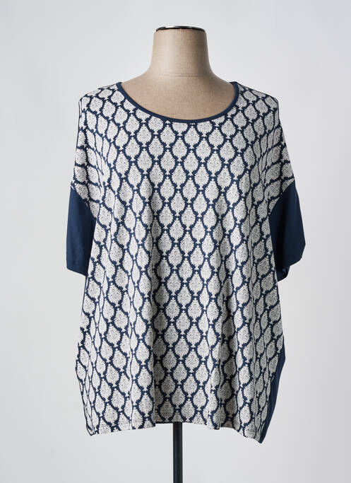 Top bleu YESTA pour femme