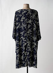 Robe mi-longue bleu SIGNATURE pour femme seconde vue