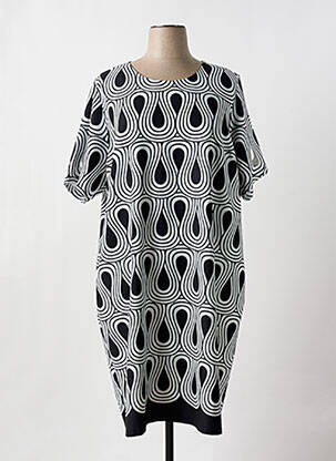 Robe mi-longue noir GRIFFON pour femme